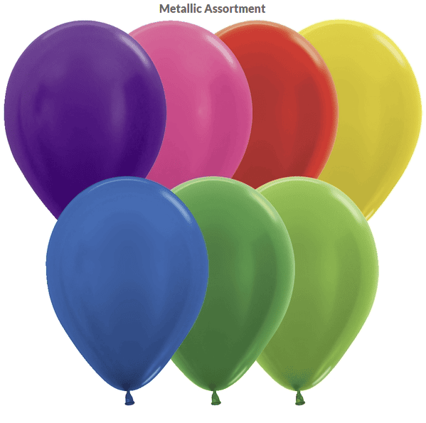 5" Metallic Assorted