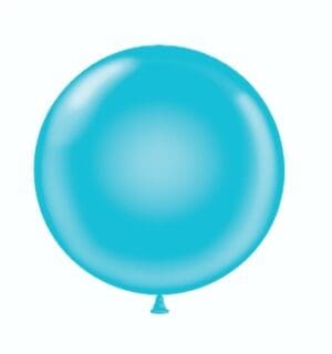 36" Turquoise Latex Balloons