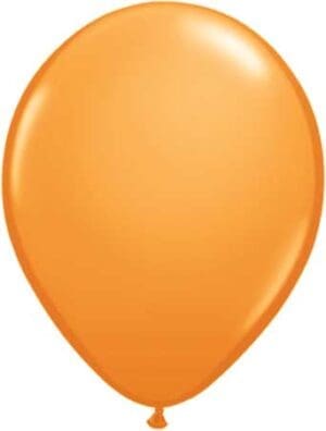 11" Orange Qualatex Latex