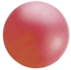 5 1/2' RED CHLOROPRENE BALLOON