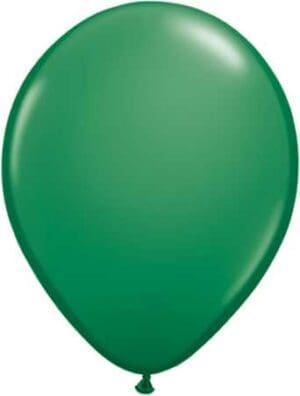 11" Green Qualatex Latex Balloons