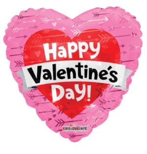 18" HVD Heart with Banner