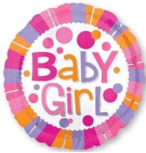 18" Baby Girl Stripes & Dots