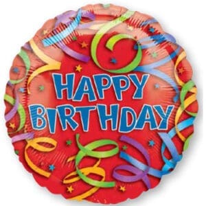 18" Birthday Streamers