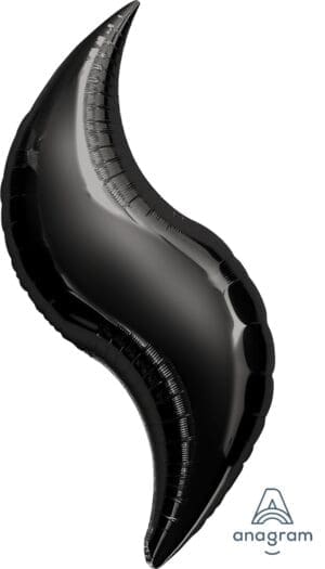 36" Black Curve