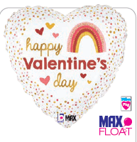 18" Boho Rainbow Valentine