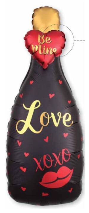 35"Bubble Love Bottle