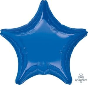 18" Blue Star Foil