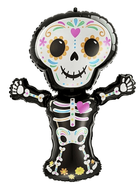 35" Day of the Dead Skeleton
