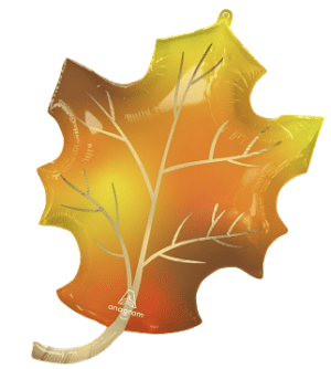 35" Satin Fall Leaf