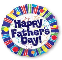 18" Father's Day Strips & Dots