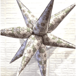 40" Floral Starburst