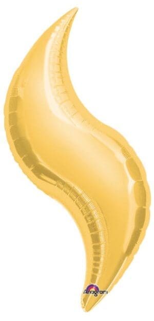19" Gold Super Shape Curve