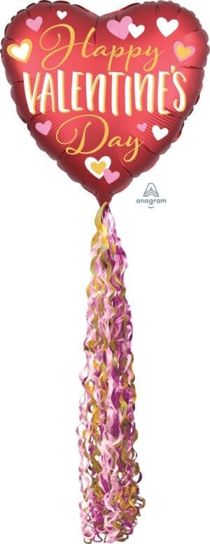 32" HVD Lined with Gold Pom Pom