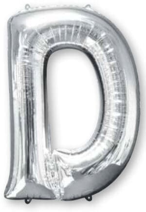 16" Silver LetterD