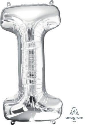 16" Silver Letter I