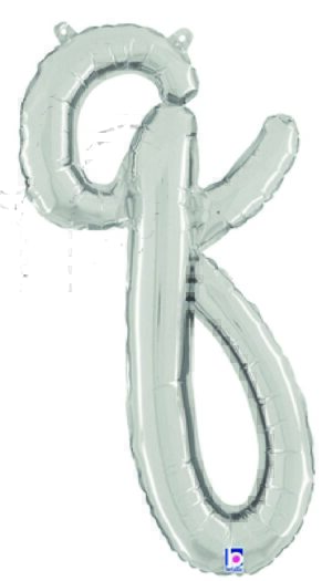 Foil Betallic Script Letters