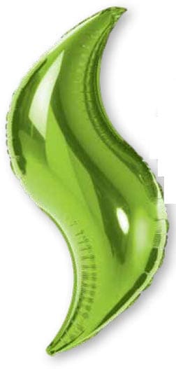36" Lime Green Super Shape Curve