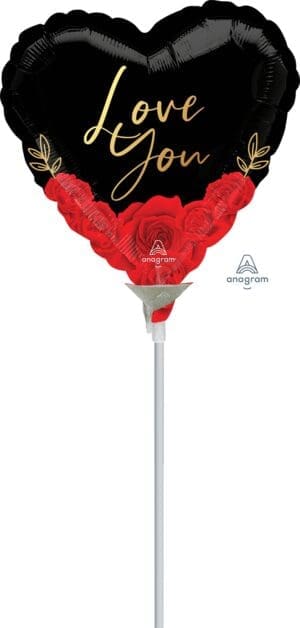 9" Love You Romantic Roses