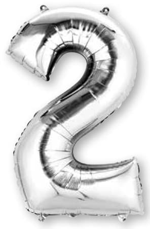 16" Silver Number 2