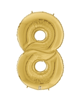 60" Gold Number 8