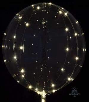 Crystal Clearz Orbz with White Lights