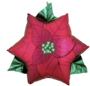 26" Satin Infused Poinsettia