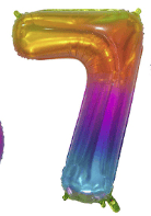 40" RAINBOW JELLY NUMBER 7