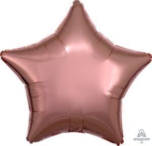 19" Rose Gold Star Foil