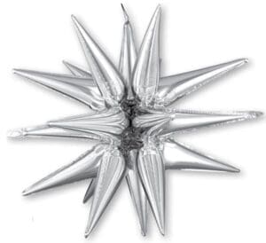 Large Silver Magic Star