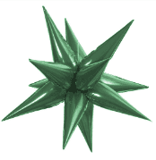 40" STARBURST GREEN