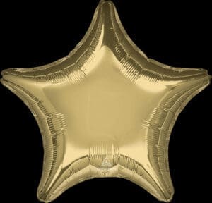 18" White Gold Star