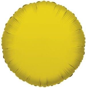 18" YELLOW ROUND FOIL