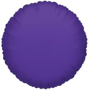 18" PURPLE ROUND FOIL