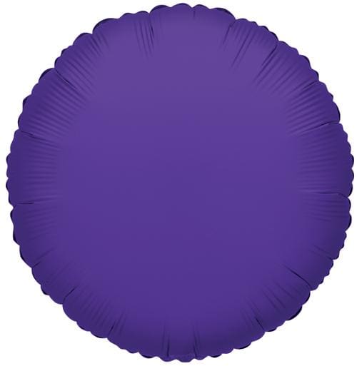 18" PURPLE ROUND FOIL