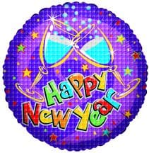 18" NEW YEAR PRISM GLASSES FOIL