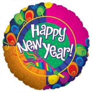 18" NEW YEAR NOISEMAKER FOIL