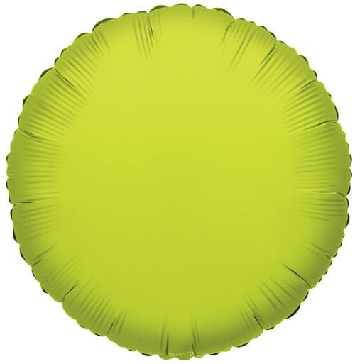 18" LIME GREEN ROUND FOIL