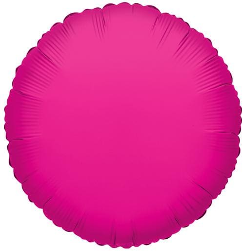 18" HOT PINK ROUND FOIL