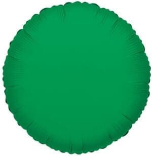 18" GREEN ROUND FOIL