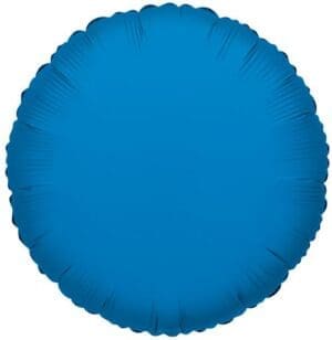 18" BLUE ROUND FOIL