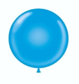 24" BLUE LATEX BALLOONS