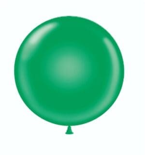 24" GREEN LATEX BALLOONS