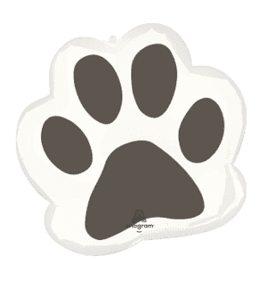 33" Pawsome Party Paw Print