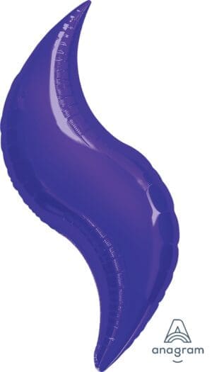 28" Purple Curve