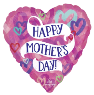 18" Mother's Day Layered Hearts