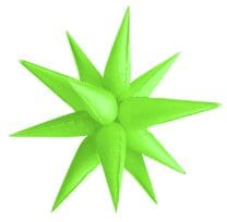 40" Neon Green Starburst
