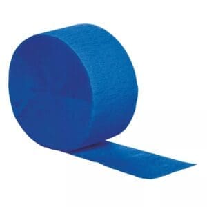 CREPE STREAMER BLUE