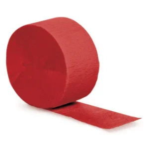 CREPE STREAMER RED