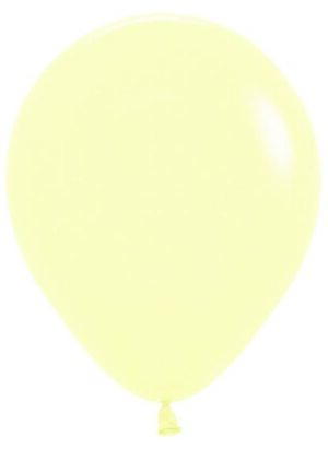 5" Pastel Matte Yellow